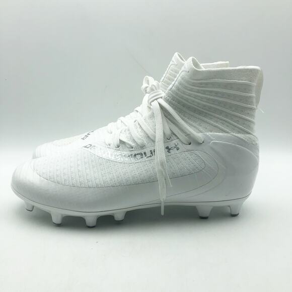 Under Armour Men Highlight MC 2.0 High Top Football Cleats Size 8 White NWOB main image 11